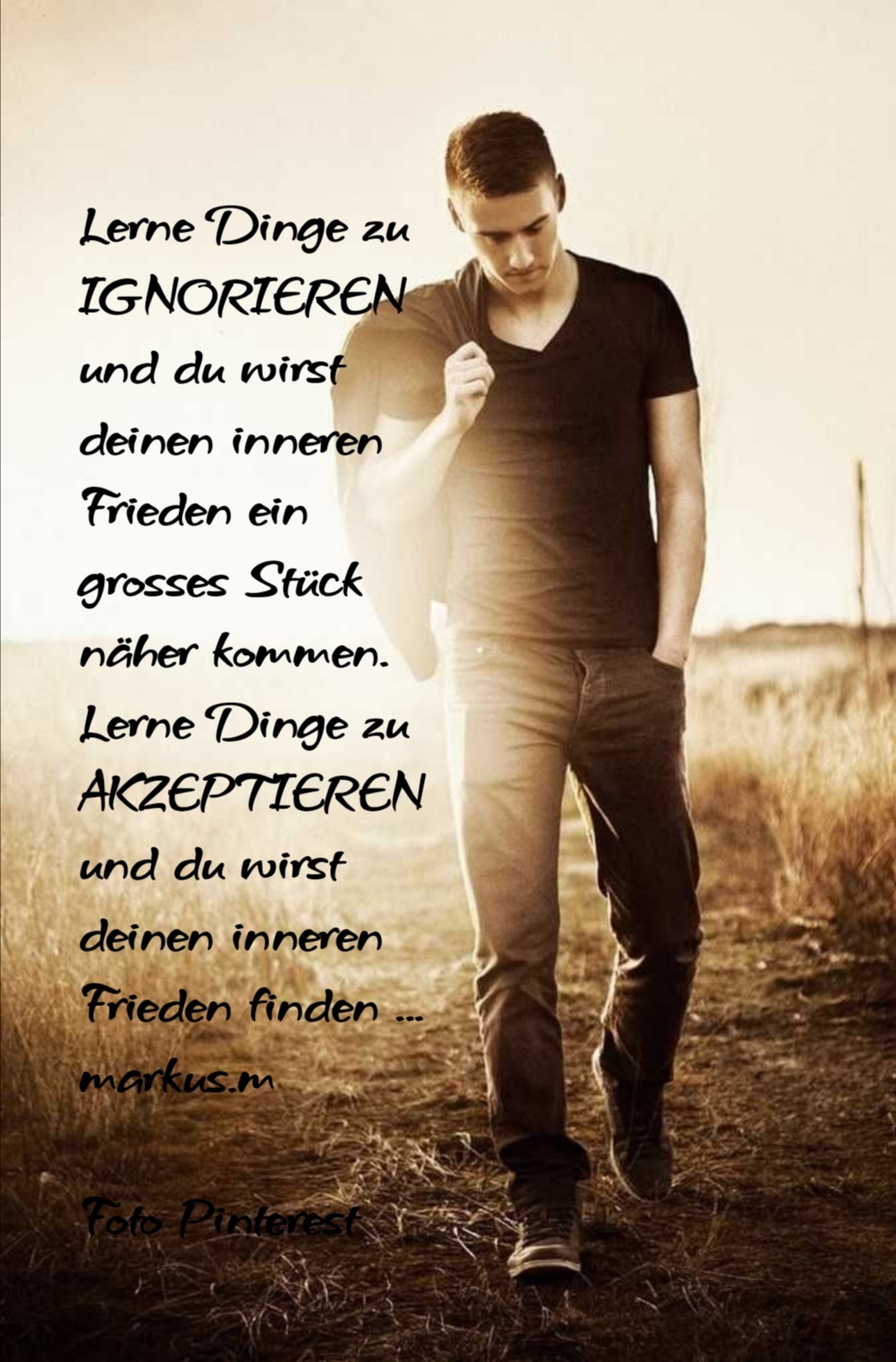 Du wirst Frieden bekommen